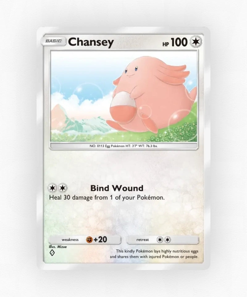 Chansey - Pulsing Aura 127 (Non-Holo)