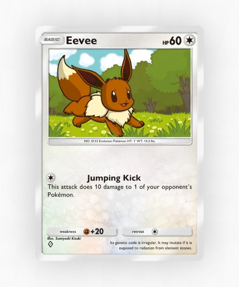 Eevee - Pulsing Aura 129 (Non-Holo)