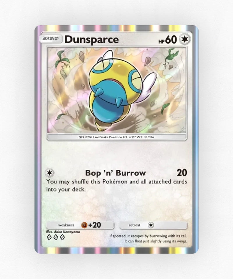 Dunsparce - Pulsing Aura 130 (Non-Holo)
