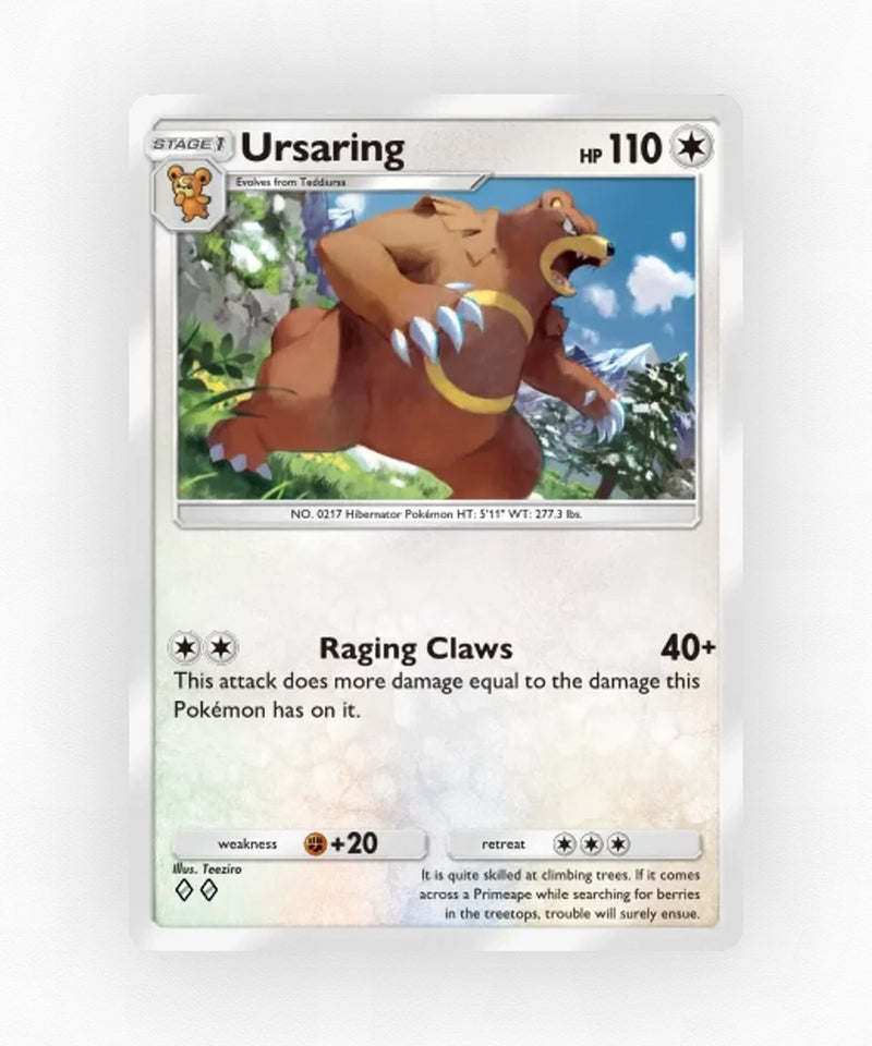 Ursaring - Pulsing Aura 132 (Non-Holo)
