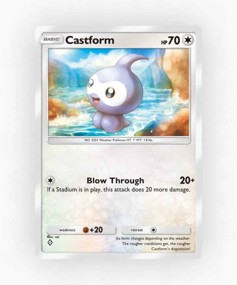 Castform - Pulsing Aura 133 (Non-Holo)