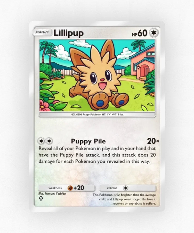 Lillipup - Pulsing Aura 137 (Non-Holo)