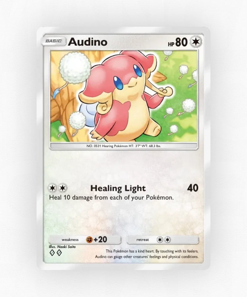 Audino - Pulsing Aura 140 (Non-Holo)