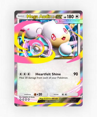 Mega Audino ex - Pulsing Aura 141 (Non-Holo)