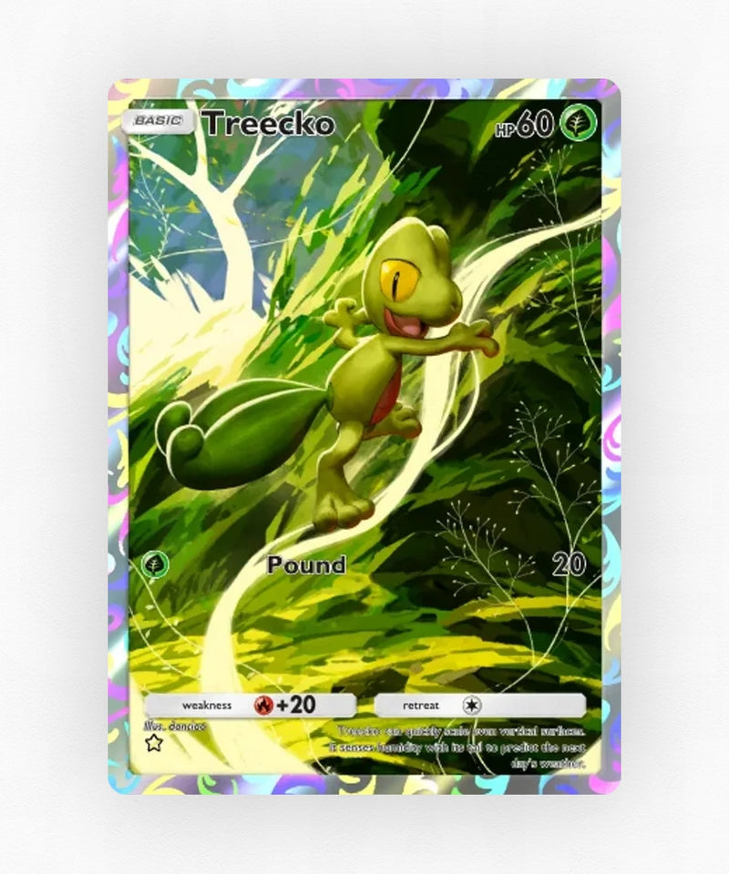 Treecko - Pulsing Aura 156 (Non-Holo)