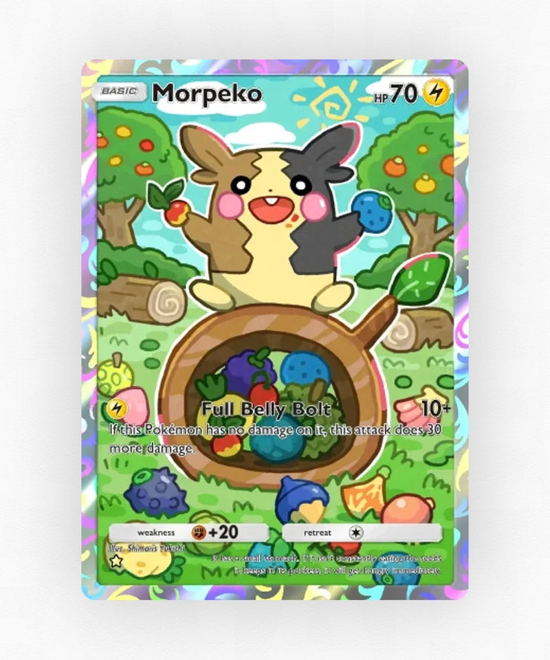 Morpeko - Pulsing Aura 164 (Non-Holo)