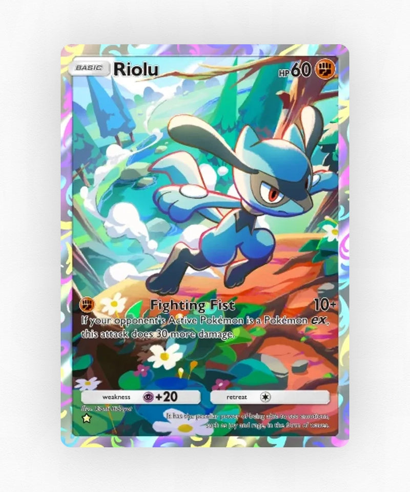 Riolu - Pulsing Aura 169 (Non-Holo)