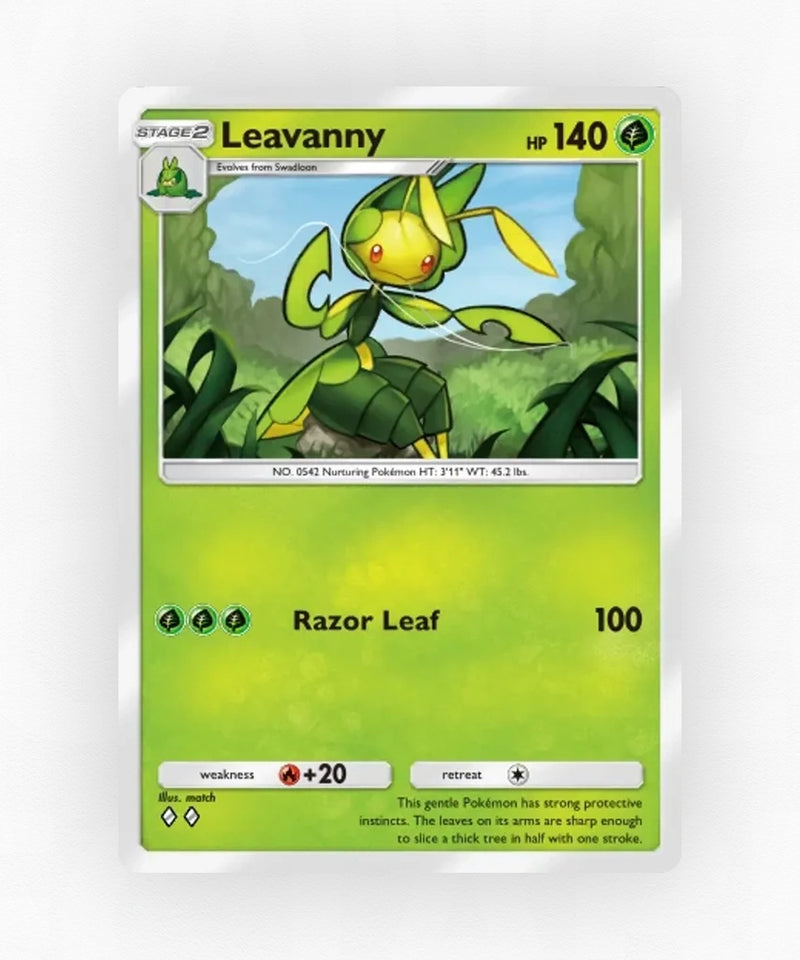 Leavanny - Pulsing Aura 17 (Non-Holo)