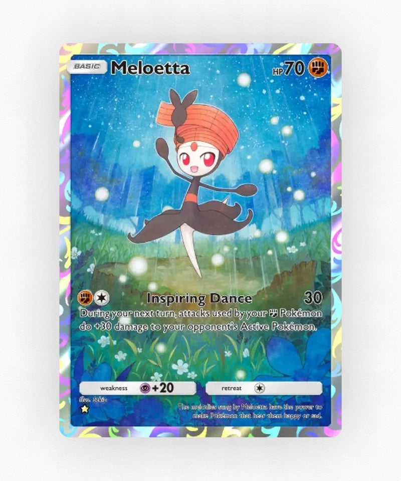 Meloetta - Pulsing Aura 170 (Non-Holo)