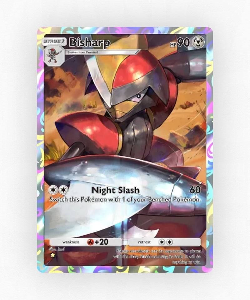 Bisharp - Pulsing Aura 176 (Non-Holo)