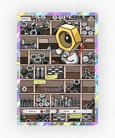 Meltan - Pulsing Aura 177 (Non-Holo)