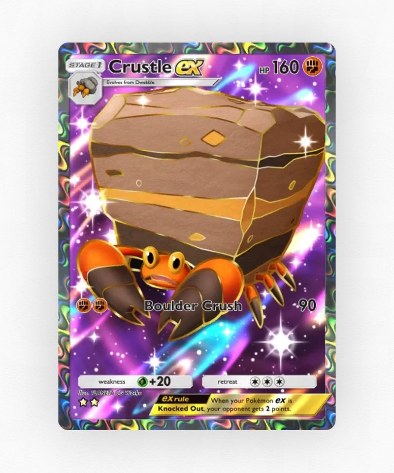 Crustle ex - Pulsing Aura 185 (Non-Holo)