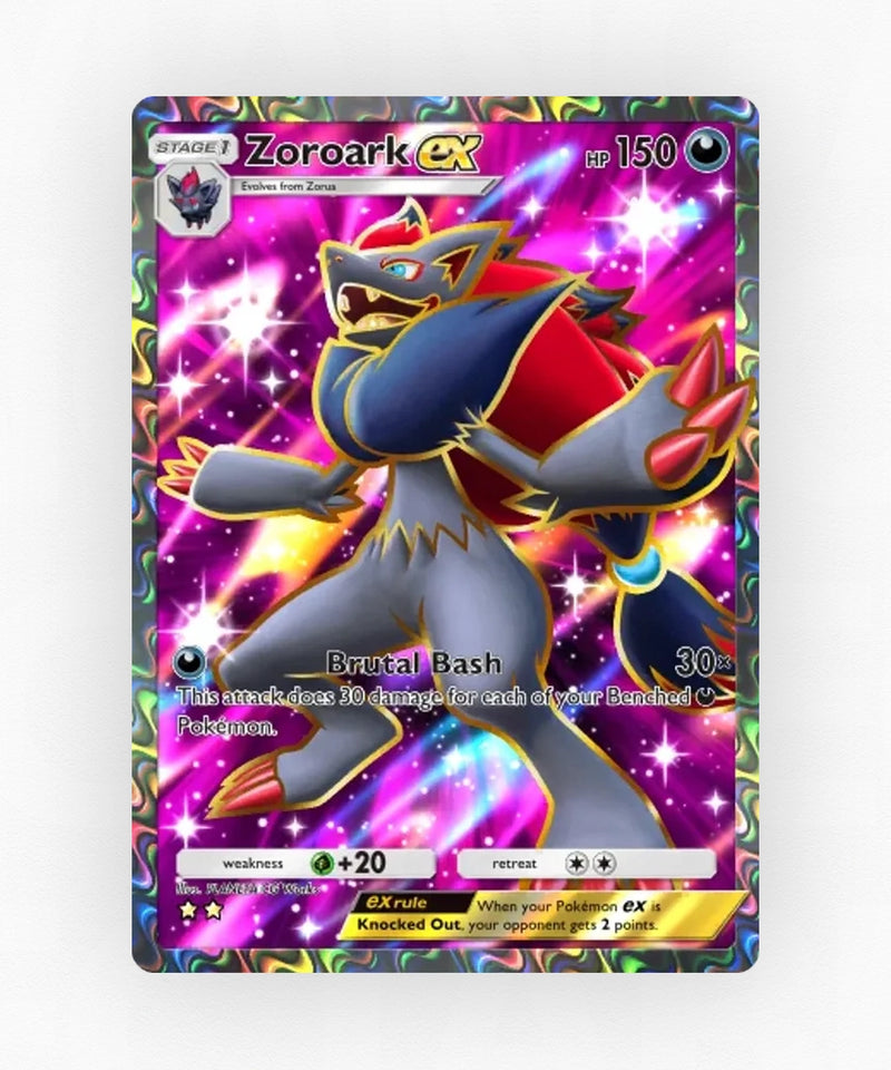 Zoroark ex - Pulsing Aura 186 (Non-Holo)