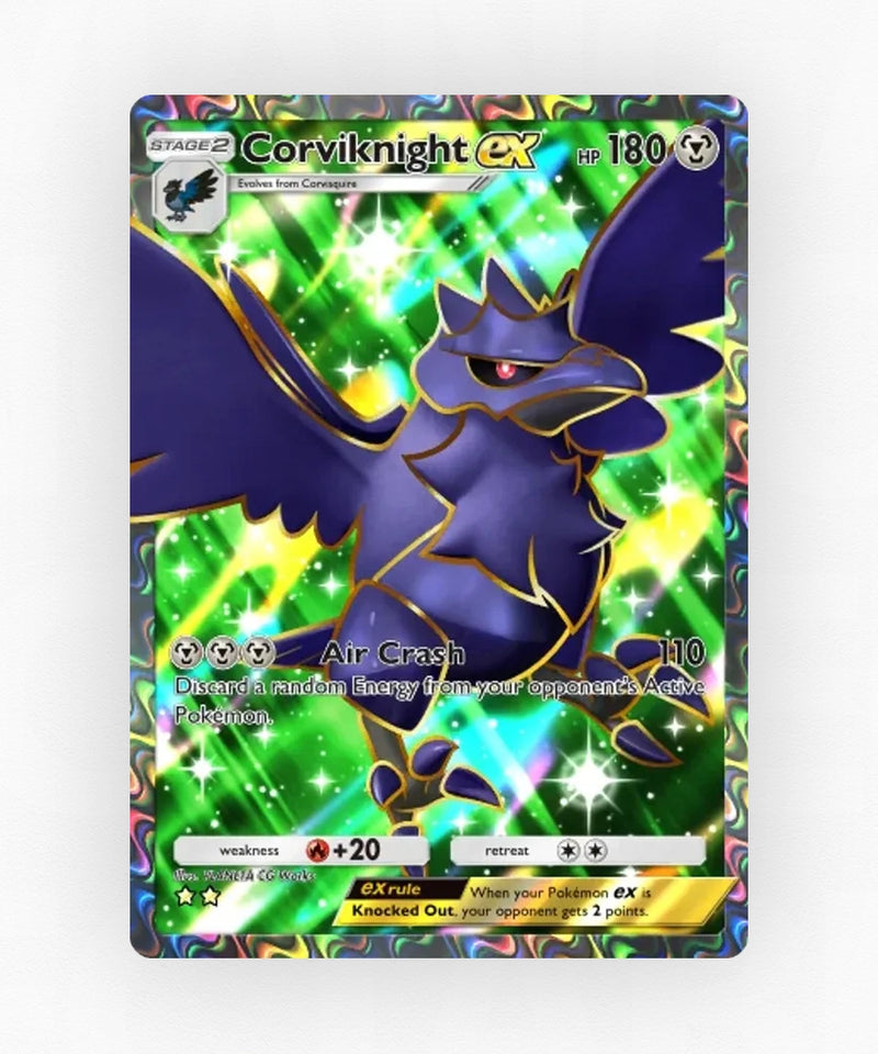 Corviknight ex - Pulsing Aura 187 (Non-Holo)