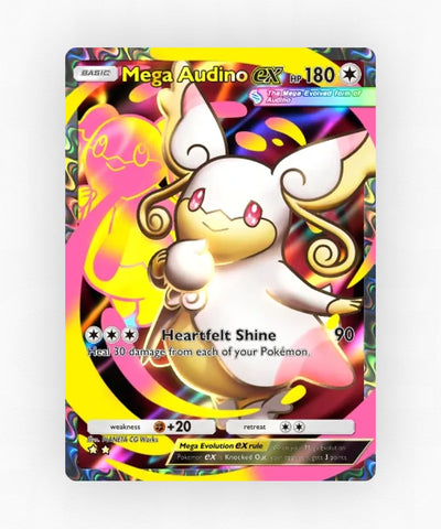 Mega Audino ex - Pulsing Aura 189 (Non-Holo)