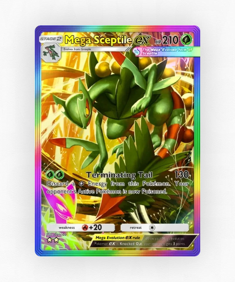 Mega Sceptile ex - Pulsing Aura 194 (Non-Holo)