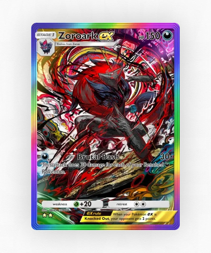 Zoroark ex - Pulsing Aura 199 (Non-Holo)