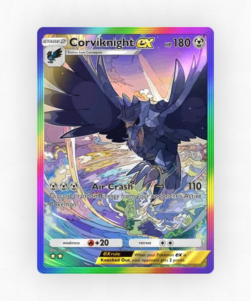 Corviknight ex - Pulsing Aura 200 (Non-Holo)