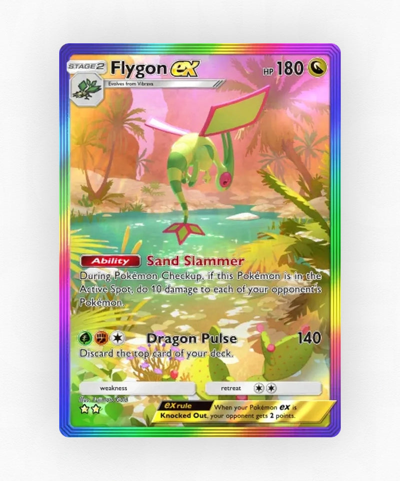 Flygon ex - Pulsing Aura 201 (Non-Holo)
