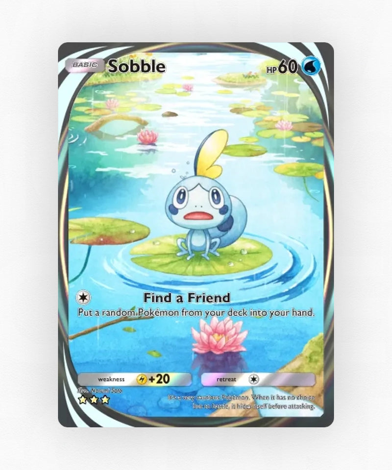 Sobble - Pulsing Aura 203 (Non-Holo)