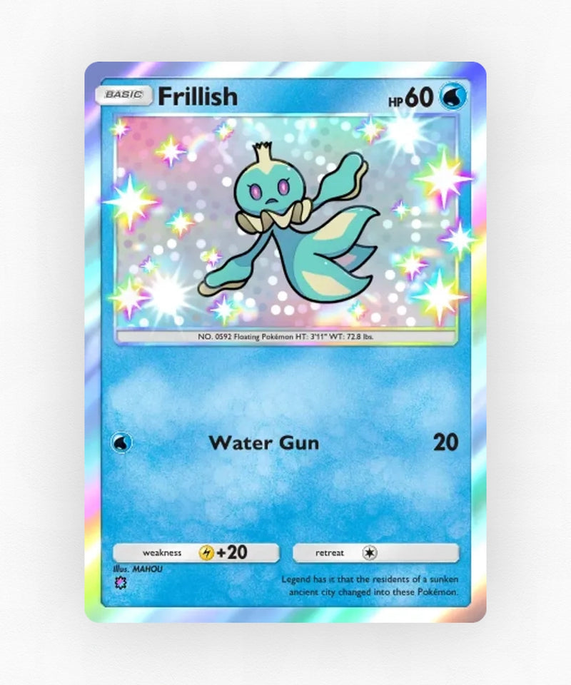 Frillish - Pulsing Aura 209 (Non-Holo)