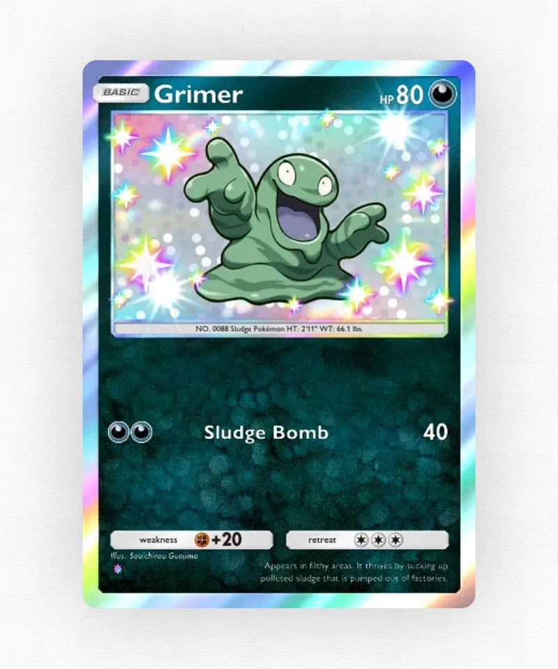 Grimer - Pulsing Aura 215 (Non-Holo)