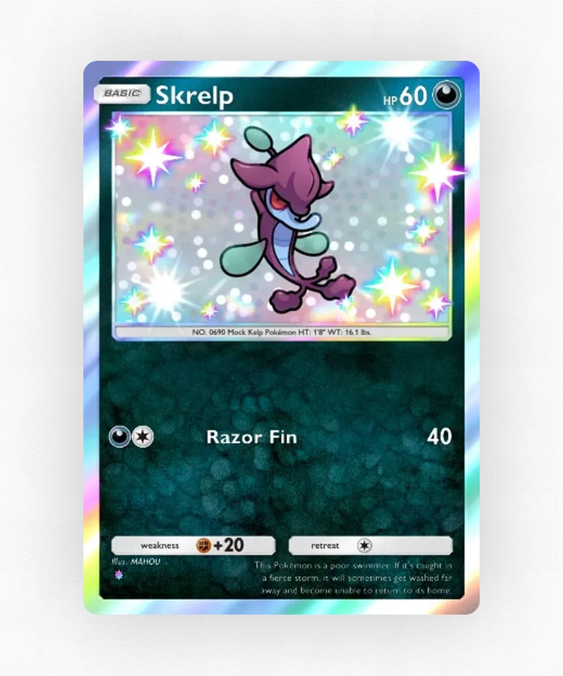 Skrelp - Pulsing Aura 218 (Non-Holo)