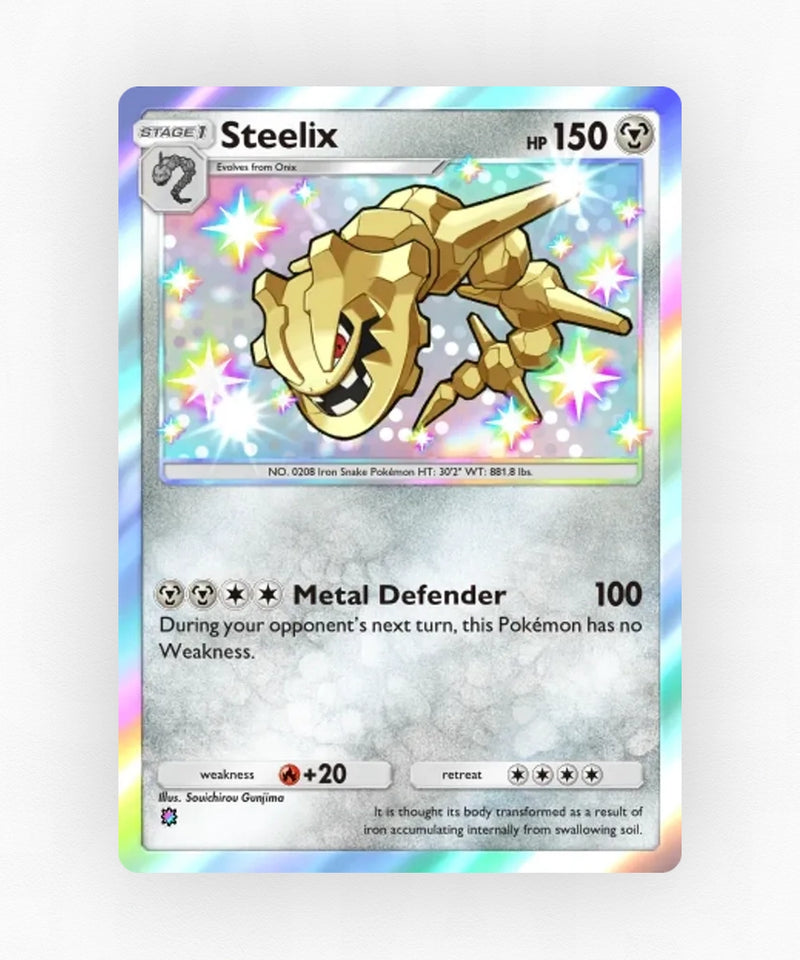 Steelix - Pulsing Aura 219 (Non-Holo)