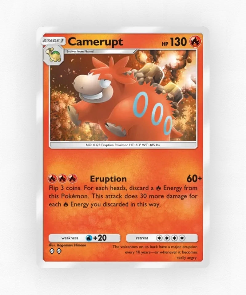 Camerupt - Pulsing Aura 22 (Non-Holo)