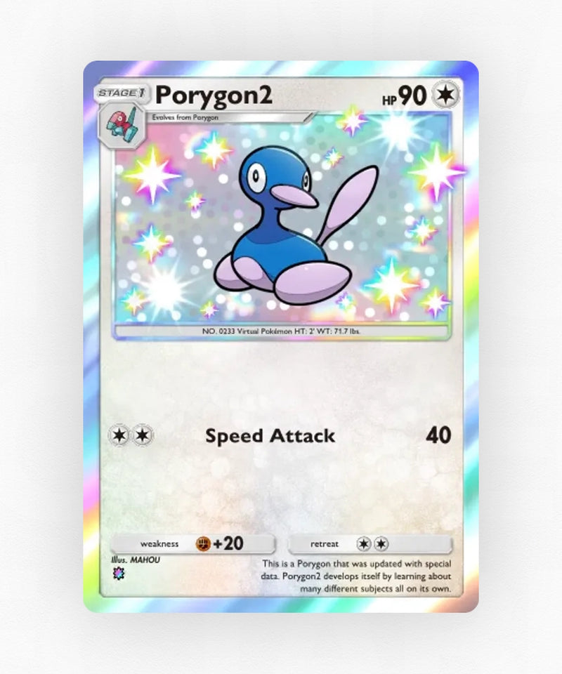 Porygon2 - Pulsing Aura 223 (Non-Holo)