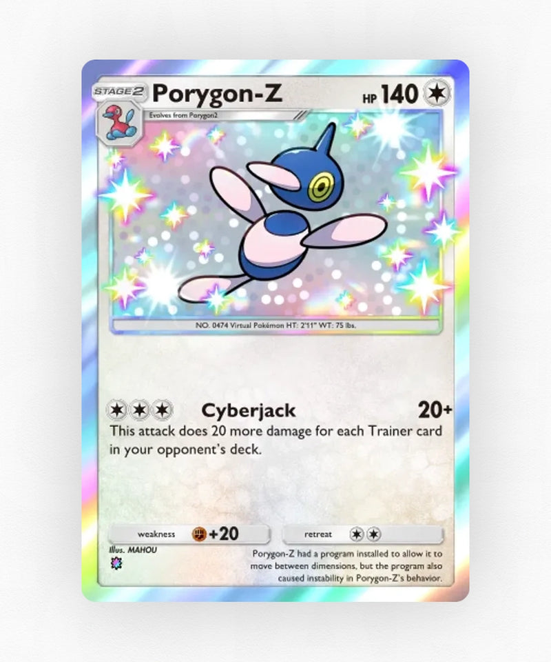Porygon-Z - Pulsing Aura 224 (Non-Holo)
