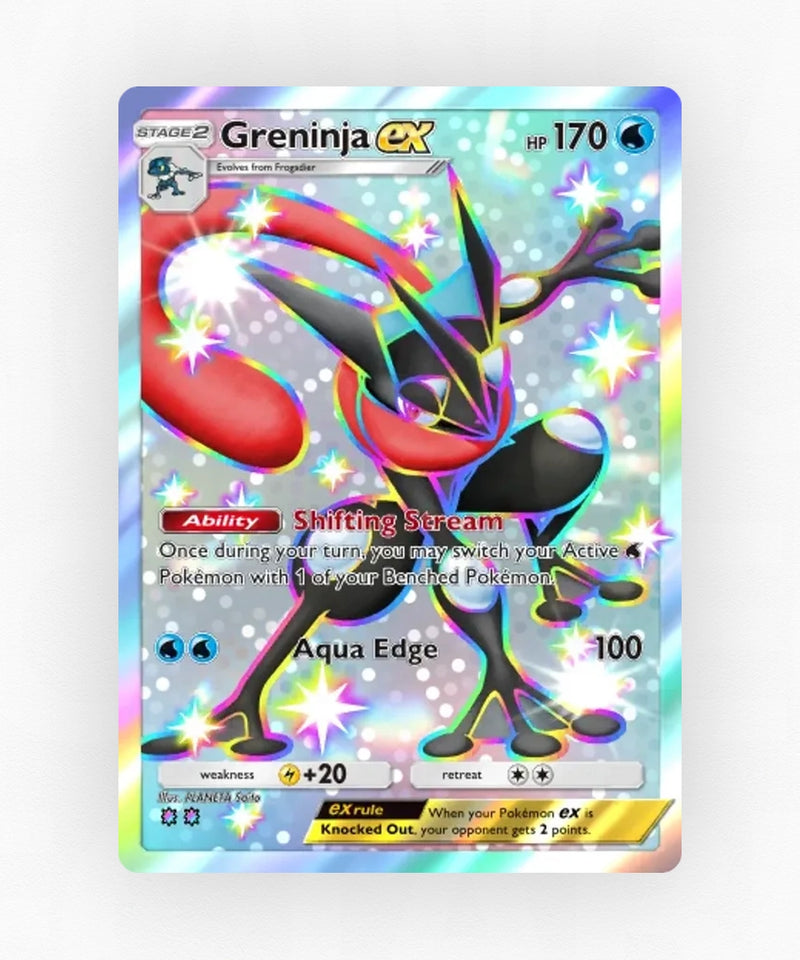 Greninja ex - Pulsing Aura 227 (Non-Holo)
