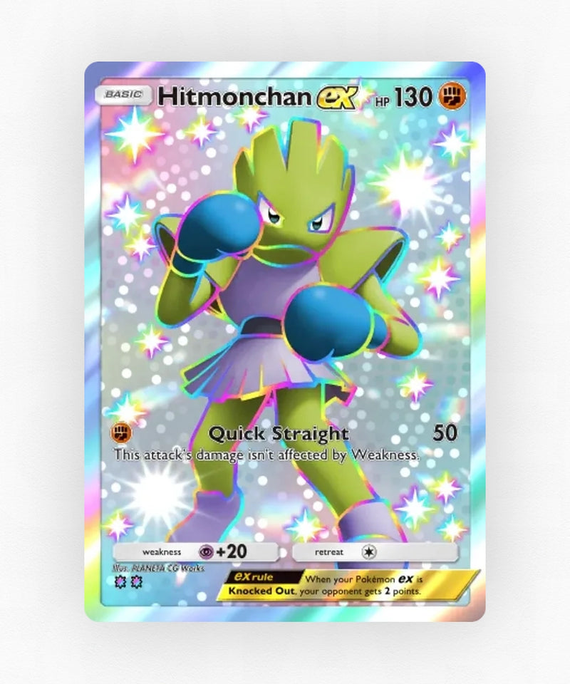 Hitmonchan ex - Pulsing Aura 229 (Non-Holo)