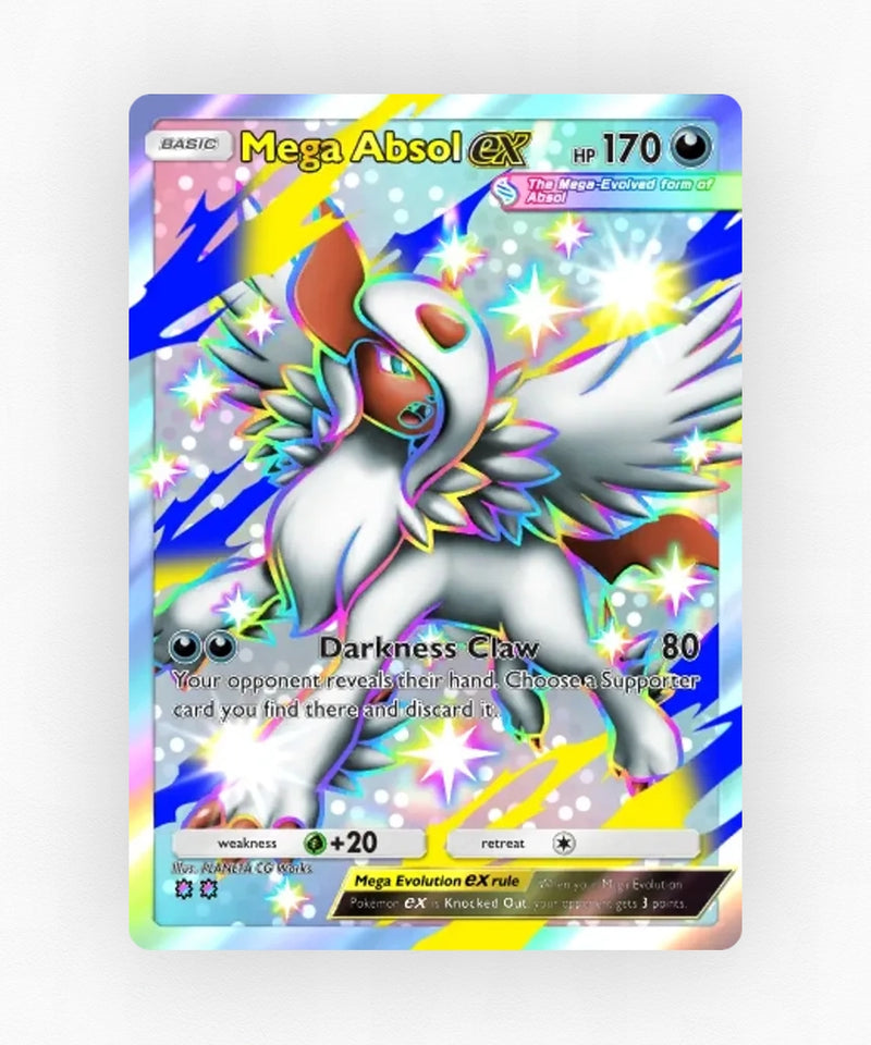 Mega Absol ex - Pulsing Aura 230 (Non-Holo)