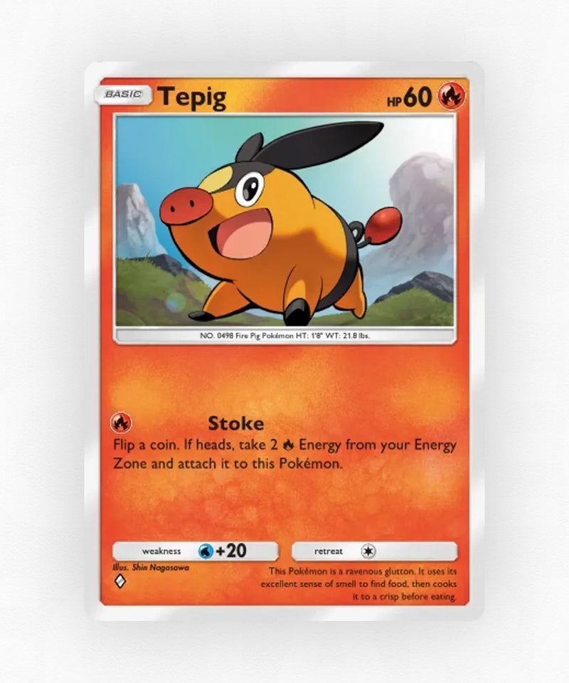 Tepig - Pulsing Aura 26 (Non-Holo)