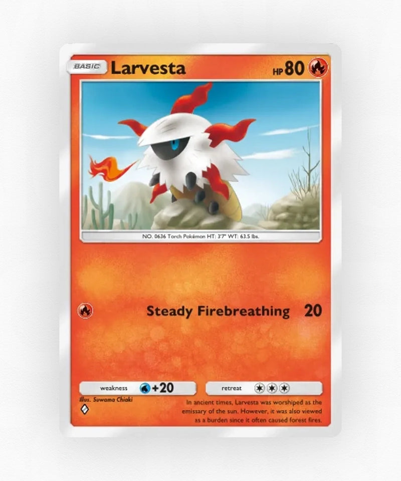Larvesta - Pulsing Aura 31 (Non-Holo)