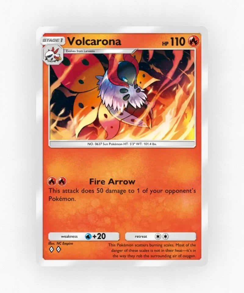 Volcarona - Pulsing Aura 32 (Non-Holo)
