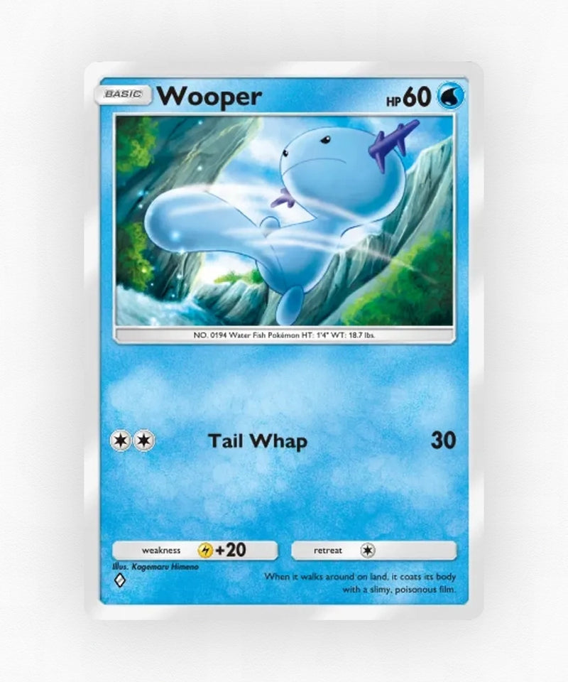 Wooper - Pulsing Aura 38 (Non-Holo)