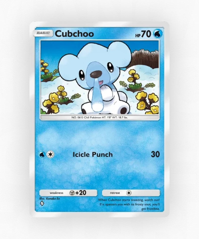 Cubchoo - Pulsing Aura 46 (Non-Holo)