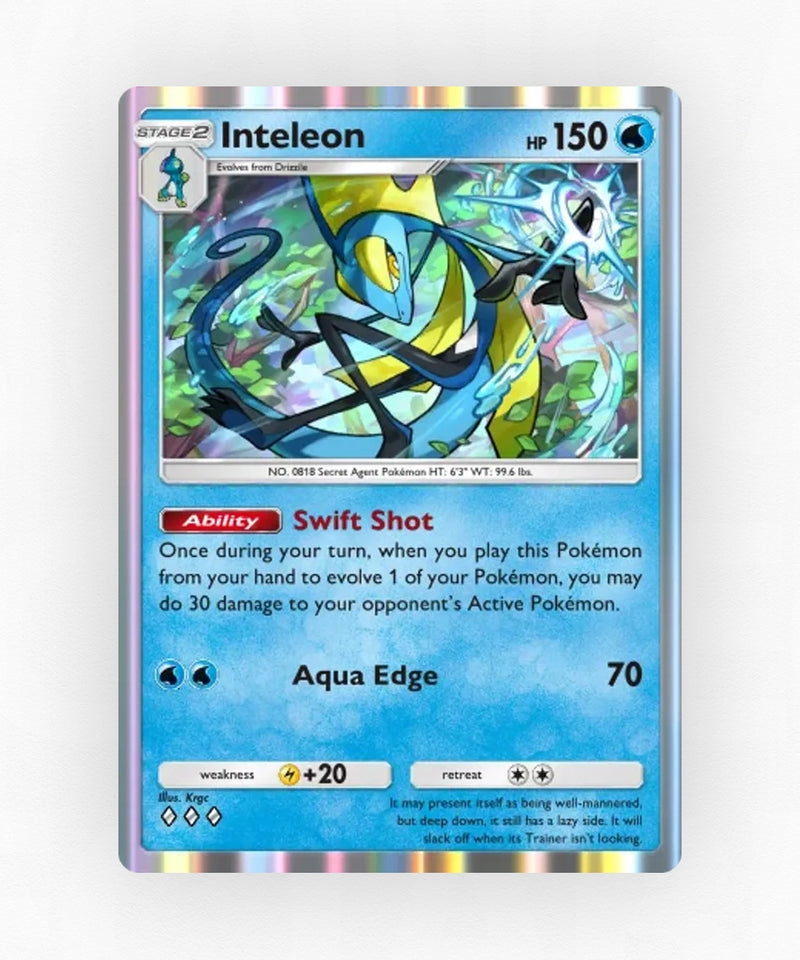 Inteleon - Pulsing Aura 50 (Non-Holo)