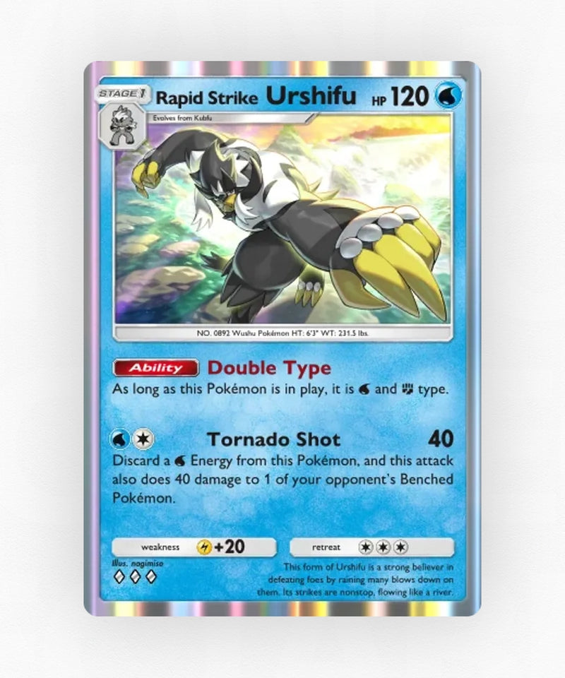 Rapid Strike Urshifu - Pulsing Aura 51 (Non-Holo)