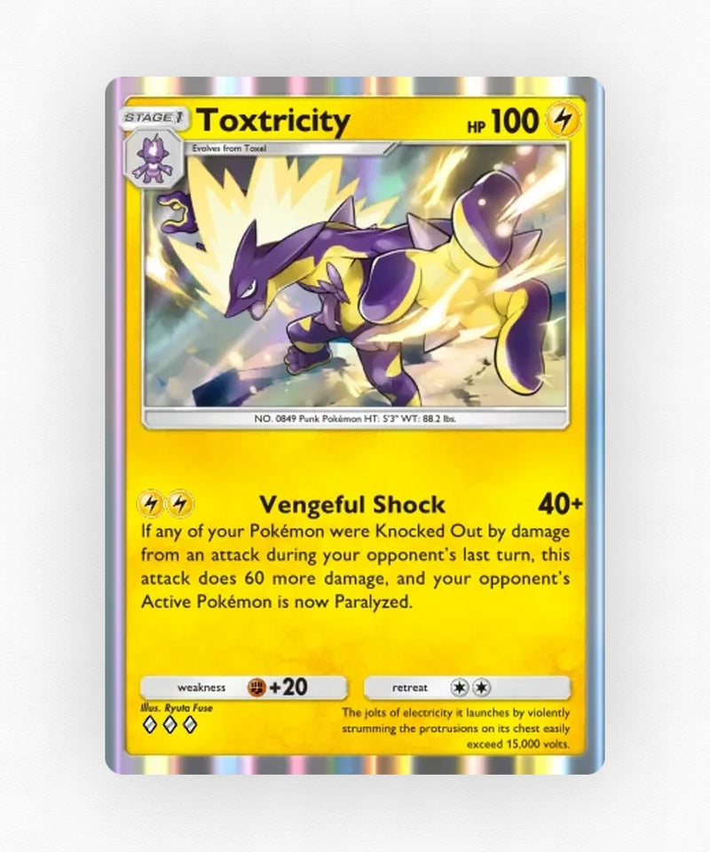 Toxtricity - Pulsing Aura 61 (Non-Holo)