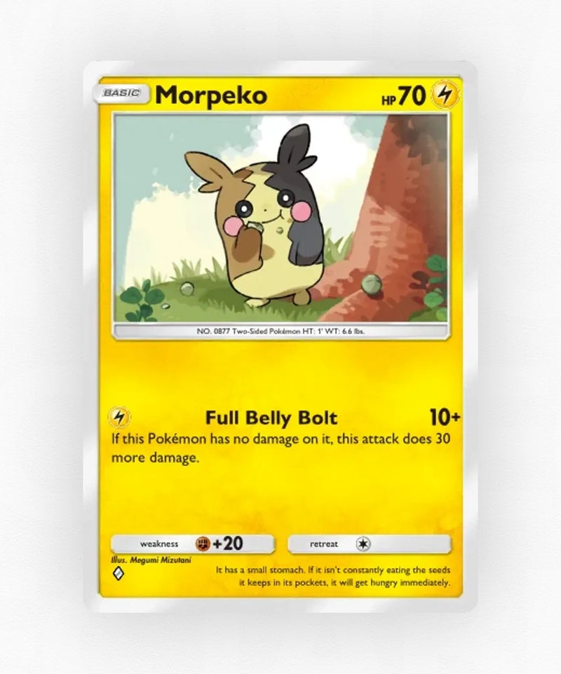 Morpeko - Pulsing Aura 62 (Non-Holo)