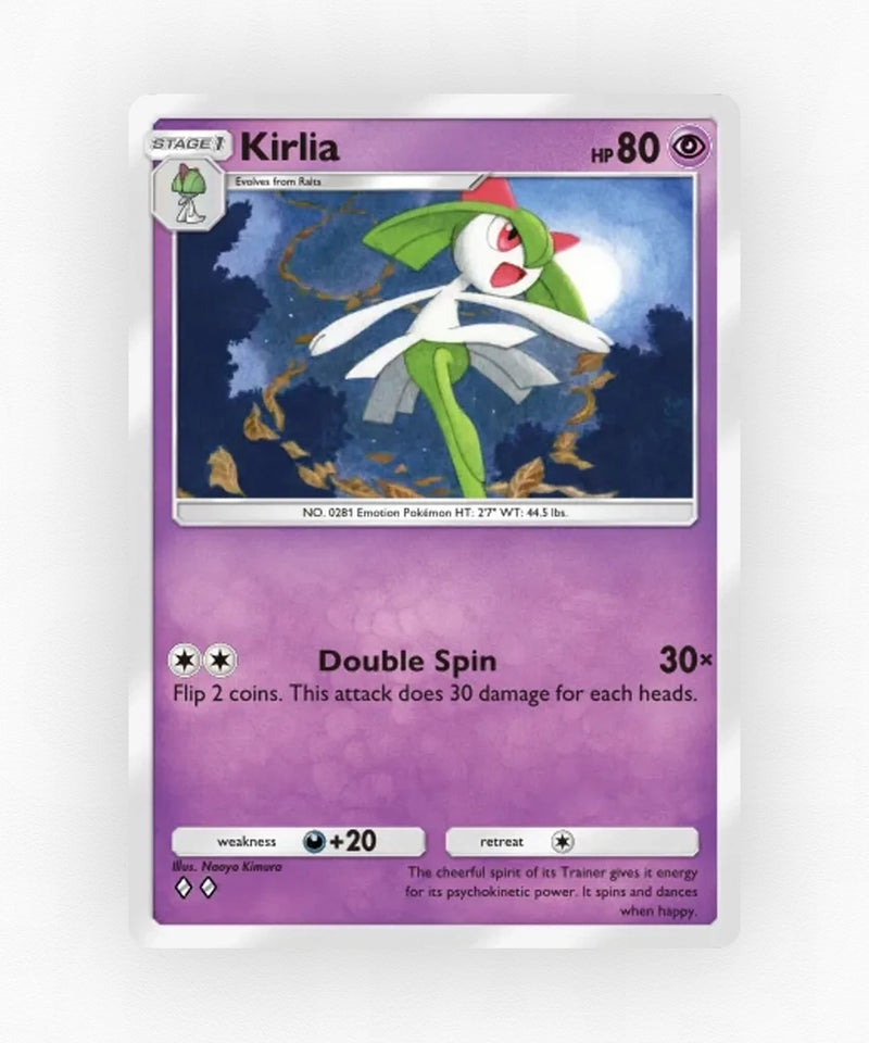 Kirlia - Pulsing Aura 64 (Non-Holo)