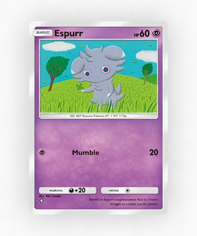 Espurr - Pulsing Aura 65 (Non-Holo)