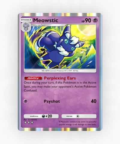 Meowstic - Pulsing Aura 66 (Non-Holo)