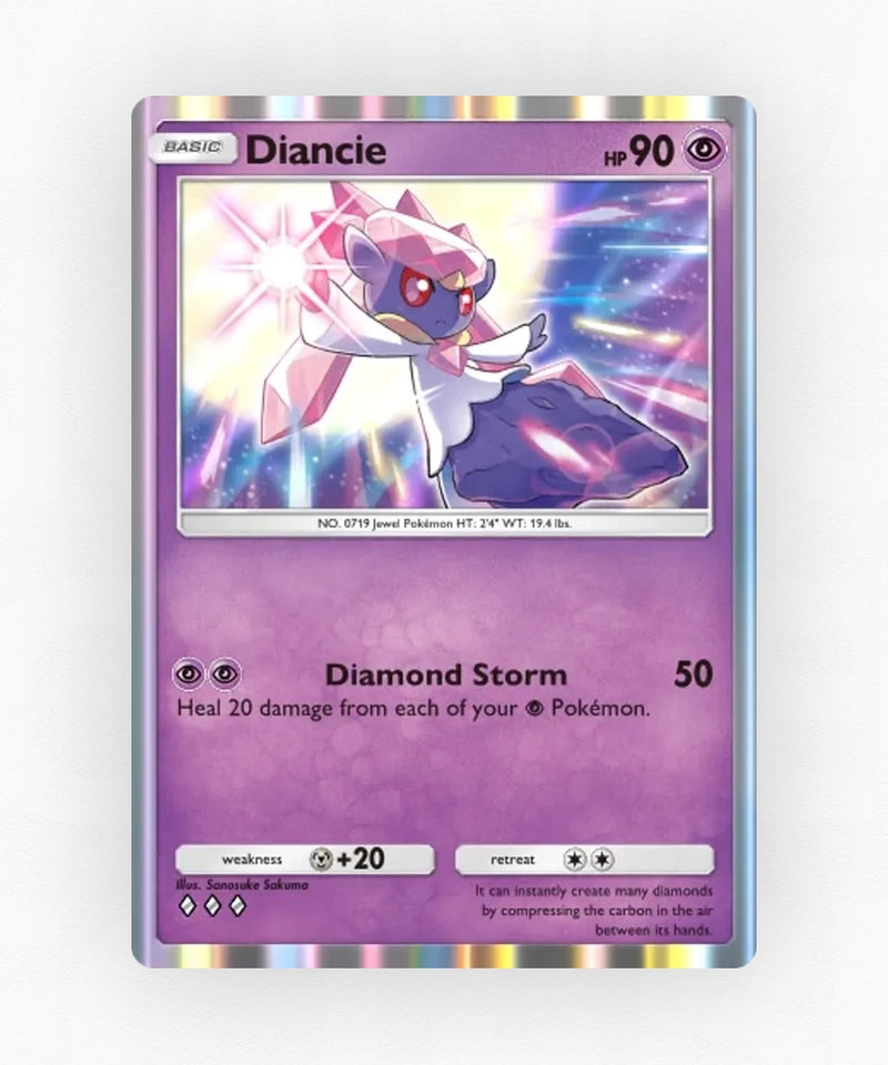 Diancie - Pulsing Aura 67 (Non-Holo)