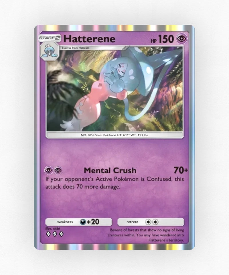 Hatterene - Pulsing Aura 71 (Non-Holo)