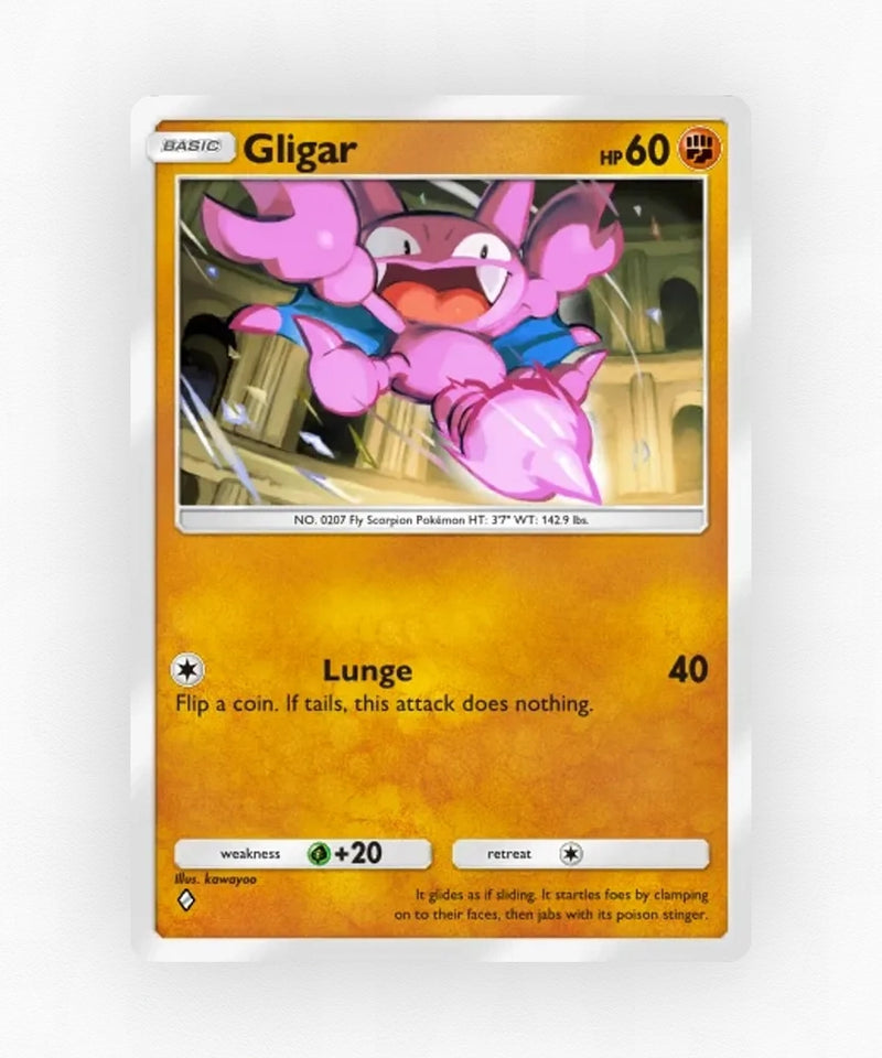 Gligar - Pulsing Aura 74 (Non-Holo)