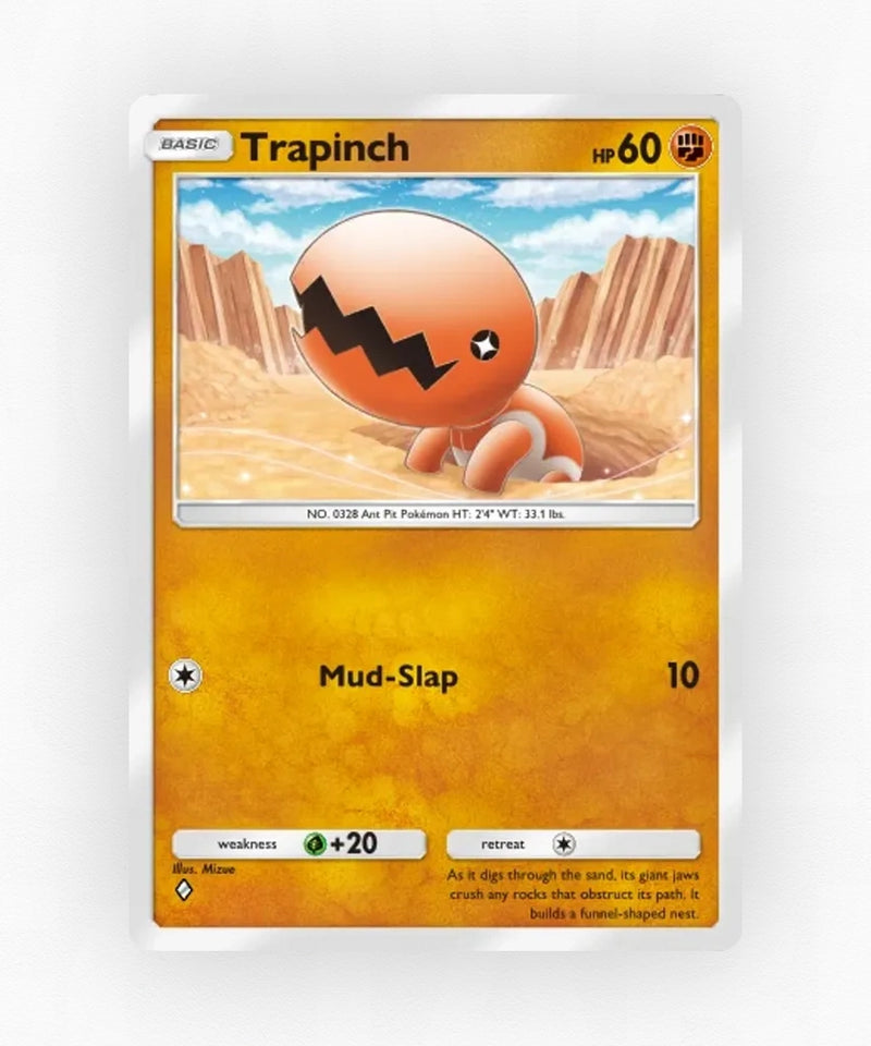 Trapinch - Pulsing Aura 76 (Non-Holo)